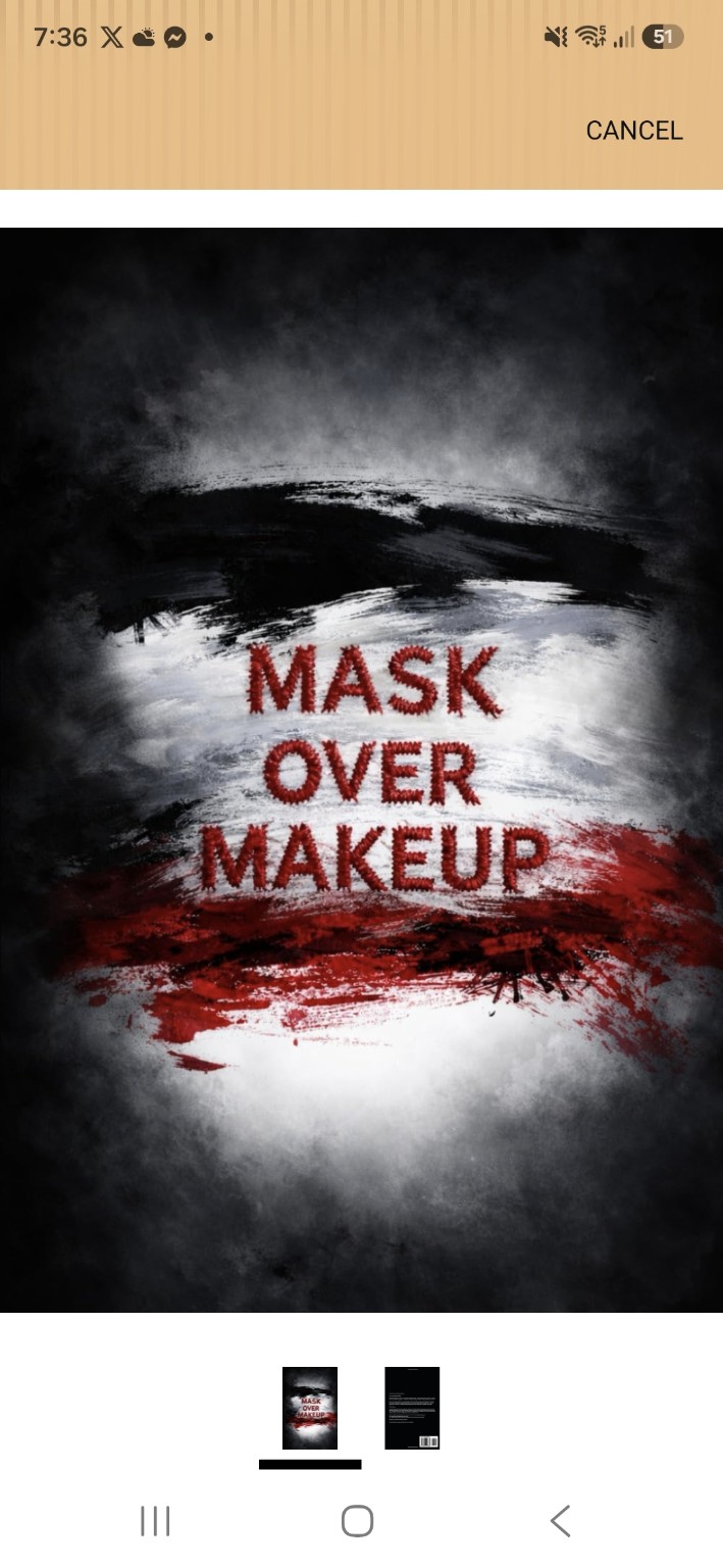 Cover of Mask Over Make-Up by Kyle McHardy